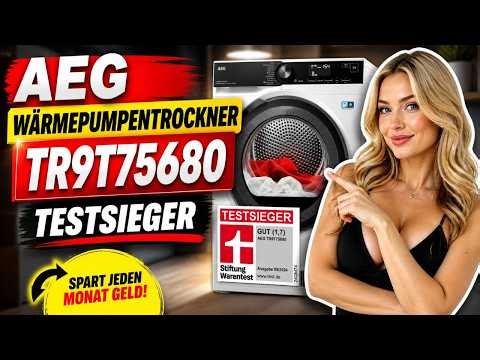 AEG TR9T75680 Heat Pump Dryer Review: Test Winner Series 9000 – Does it really save money every m...