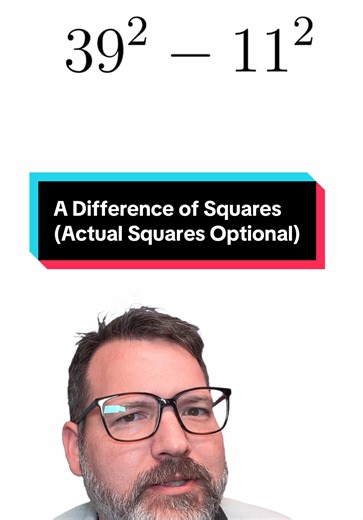 Understanding the Difference of Squares