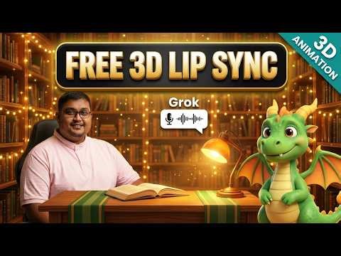 Create Consistent 3D Talking Characters FREE (Perfect Lip Sync) — No Skills