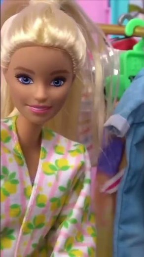 Barbie Family Baby Doll Morning Routine