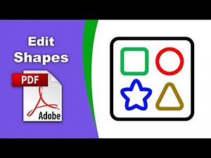 How to edit a shape in a pdf file (comment) using Adobe Acrobat Pro DC