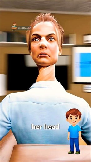 How To Have An Owl-Like Neck!🦉😳| Facts | shorts | 3D Animation |