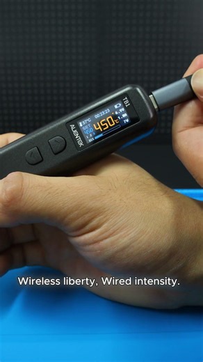 Wireless vs Wired ⚡ TB1 Soldering Iron #alientek #tb1 #shorts