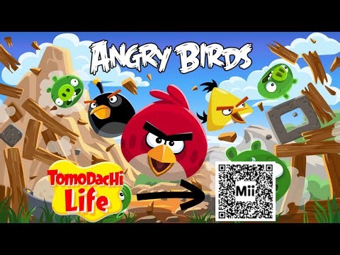 Tomodachi Life - Angry Birds Mii QR Codes