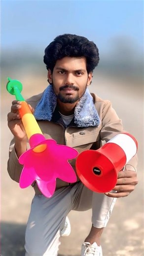 Horn Toy and Mini size Megaphone unboxing and testing 🔥 l #shorts