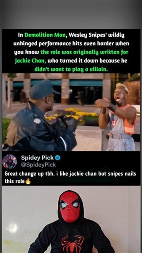 In Demolition Man (1993), Simon Phoenix Was Almost Played by Jackie Chan #trend