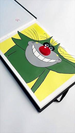 𝐒𝐰𝐚𝐬𝐭𝐢𝐤 𝐏𝐚𝐧𝐝𝐞𝐲 🎨 on Instagram: "Oggy ka bhai Jack 🔥 Comment your favorite!! . Used Acrylic Colors on Sketchbook from @anupam @anupamstationery.ltd Glare Sketchbook . . #jack #oggyandthecockroaches #cartoon #painting #drawing #art #artwork #reels"