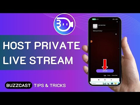 How To Host A Private Live Stream On Buzzcast