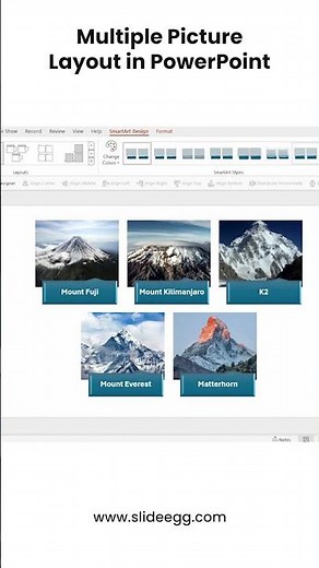 Multiple Picture Layout in PowerPoint