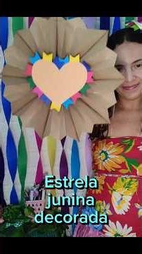 DIY Decorated June Festival Star!! #JuninaFestival