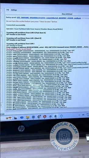REDMI NOTE 8 PRO UFS PROGRAM PGPT OR SGPT FILE BY EASY JTAG #technicalmilan #ufs #repair #xiaomi