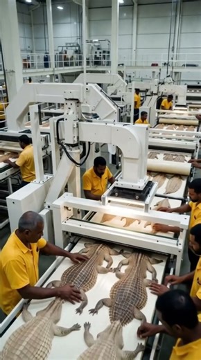 How Crocodile Leather Bags Are Made | Inside a Luxury Factory | U.S.A | Shorts