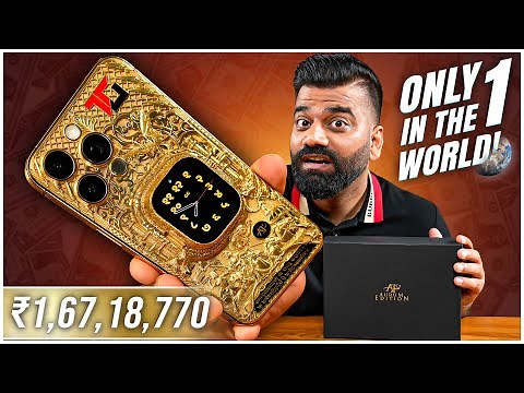 My New Gold iPhone 15 Pro Max - Mahabharat Edition 🔥🔥🔥