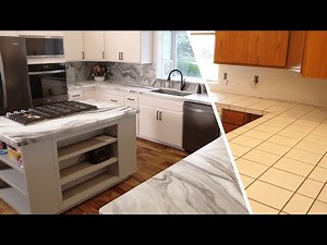 Homeowner Saved $20K on Kitchen Remodel - Epoxy Countertops