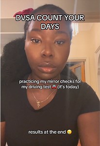 Remember to check your mirrors guys. Also are we ready to talk about how traumatic it is to learn how to drive in the UK #dvsa #drivingtest #results #hernebay #mirrorchecks