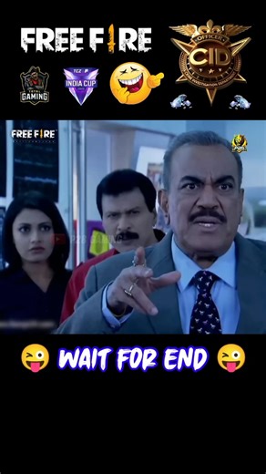cid funny dubbing 😂🔥 acp vs ajjubhai free fire tournament 😱 #shorts
