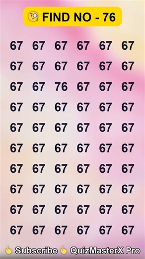 Find 76 in 3 Seconds! ⏱️ #shorts