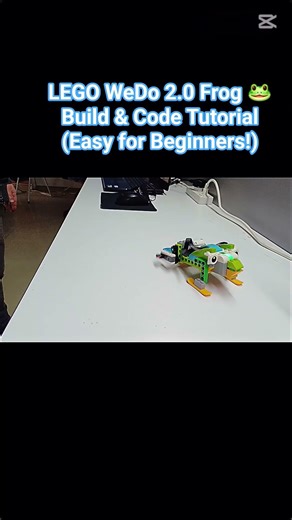This LEGO Frog Actually JUMPS?! 🐸 (WeDo 2.0 Tutorial) @LEGO @legostemeducation