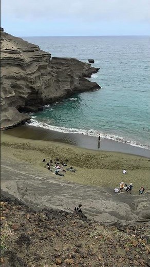The world infamous Green sand beach at south point...In the big island of Hawaii August 7th. 2026..🤙