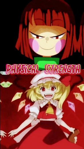 Chara vs Flandre Scarlet #shorts #vs #undertale #touhou