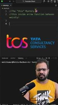 Why ‘this’ ? JavaScript Interview Trick Explained #coding #programming #mohitdecodes
