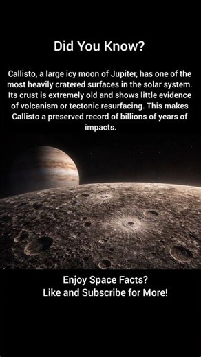 Why Callisto Is The Most Ancient Cratered Moon In The Solar System