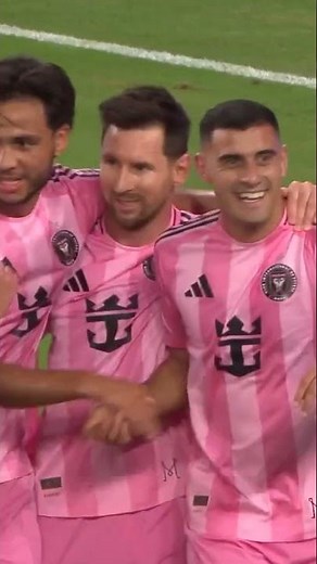 FINALLY! 🤩 Germán Berterame scored his first goal for Inter Miami. #MLSonFOX