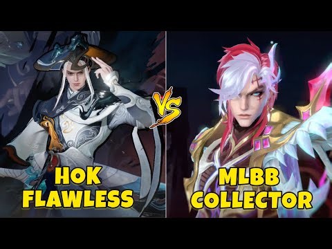 Collector vs Flawless Skin 🔥 Honor of Kings vs Mobile Legends Comparison!