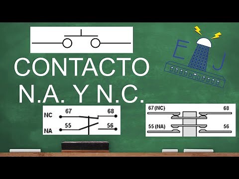 Tipos de contactos eléctricos (botones) NA Y NC