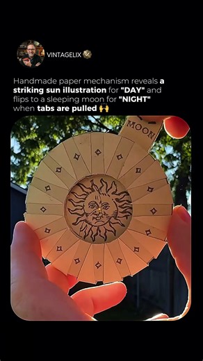 Day and Night Transforming Paper Wheel Craft
