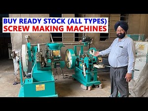 Full Automatic Screw Making Machine 😍👌 | Screw Making Machine Price | M: 9814312452 | Screw Business