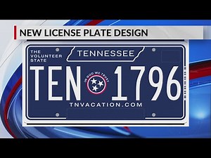 New Tennessee license plate design unveiled