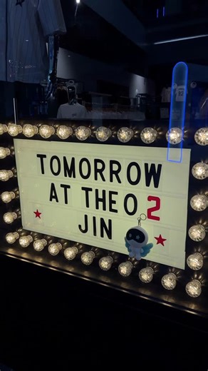 The O2 on Instagram: "Who’s ready for @jin tomorrow?👀 Shop official merchandise from today including T-shirts, headbands, posters and more. Located on the lower level of @outletshoppingattheo2 💜 Open 10am -8pm."