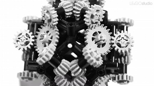 61K views · 546 reactions | Mesmerizing LEGO Technic Gear Patterns...