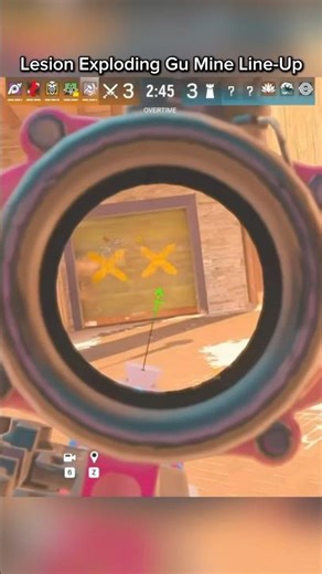 Crazy Nade Lineup on Borderline map… Rainbow Six Siege