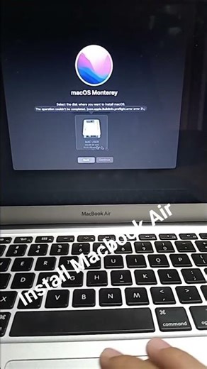 Install OS Macbook Air