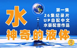 【up自配中文】你以为你很了解水？不，你并不！让我带你全方位的了解神奇的水吧！【water life 第一集】【水婴】