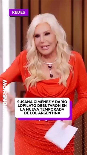 📺 La segunda temporada de LOL: Last One Laughing Argentina ya está disponible en Prime Video y marcó el debut de Susana Giménez junto a Darío Lopilato como dupla conductora. La diva regresó al frente del reality, mientras que Lopilato reemplazó a Grego Rossello como co-conductor. Los primeros tres episodios se estrenaron el viernes 12 de septiembre y los tres finales llegarán el 19. El formato mantiene su dinámica: diez humoristas encerrados durante seis horas, con la única regla de no tentarse