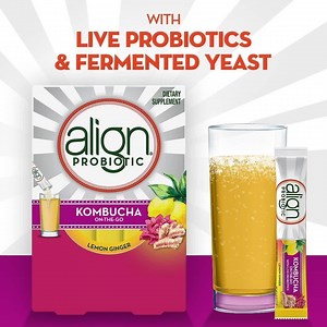 Live probiotics and fermented yeast work to naturally promote gut health and boost your immune system.* | Align Probiotic