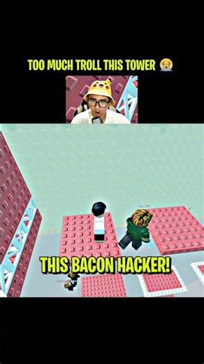 IMPOSSIBLE 0,00001% too much troller at this tower roblox 💔