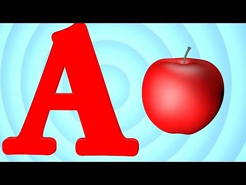 A apple song - Abecedario en ingles - Phonics song - ABC inglés