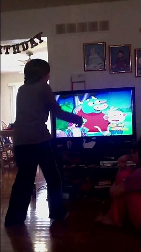 Brother yelling at Dora