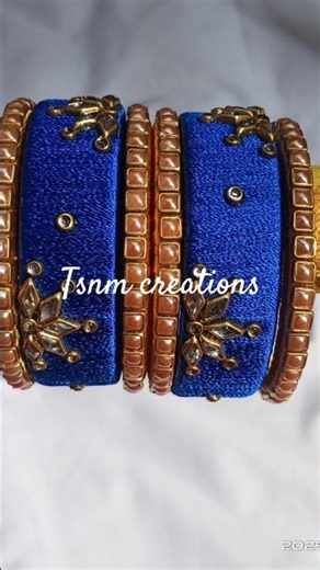 #silk thread bangles designs#