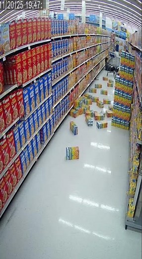 Shopping Cart Ride DESTROYS Cereal Aisle!