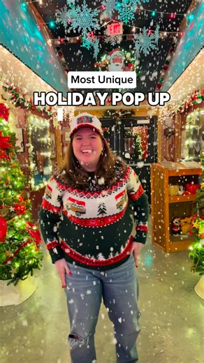 Would you go to a holiday pop-up with farm animals, country vibes, and the cutest decor? We visited Jolly at Faulkner’s Ranch near Kansas City. ❄️🎄 ✨ Highlights from Jolly: ☕ Got cute festive drinks that tasted like Christmas in a cup. 🐐 Pet and fed the animals for the sweetest ranch-style moments. 🏠 Soaked in all the barn vibes, warm lights, wood beams, and holiday music. 📸 Found fun photo ops around (yes, multiple must-snap spots!). 🎩 Decorated a hat for the cutest personalized souvenir. 