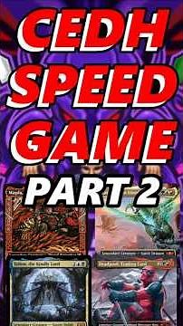Find an Opening PT2 - Speed Cedh Gameplay - Magda vs Talion vs Ureni vs Deadpool #cedh #mtg
