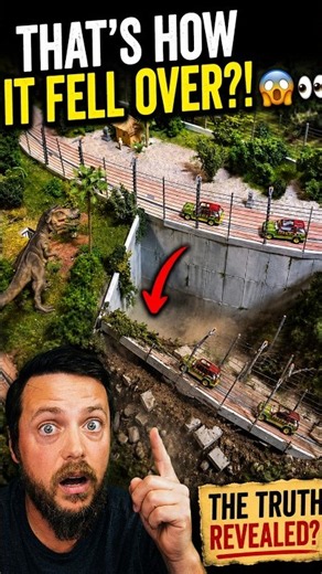 that's how it fell over in Jurassic Park?! #mystery #creepy #scary
