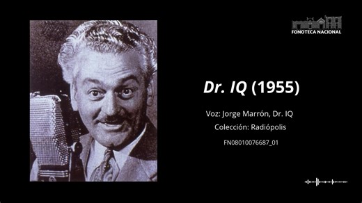 𝘿𝙧. 𝙄𝙌 Jorge Marrón (1903-1977), famoso por su papel como Dr. IQ, fue un pionero de la radio en México que inició su carrera trabajando como técnico en los primeros proyectos radiofónicos de Raúl Azcárraga. Como parte de su labor, en 1923 lanzó al aire las primeras palabras de la CYL (hoy XEB). Sin embargo, obtuvo su papel más importante en 1941, cuando ganó un concurso para conducir el programa estadounidense Dr. IQ en su versión mexicana, que la XEW transmitió por cerca de dos décadas desd
