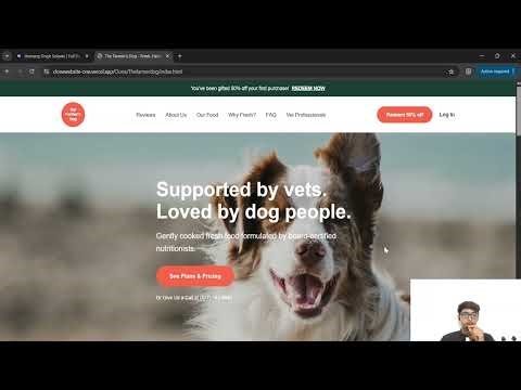 The Farmer’s Dog Website Clone | HTML CSS UI/UX Project