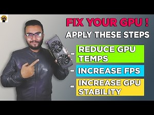 How to Fix GPU high temperature and Increase FPS | 2021 Guide